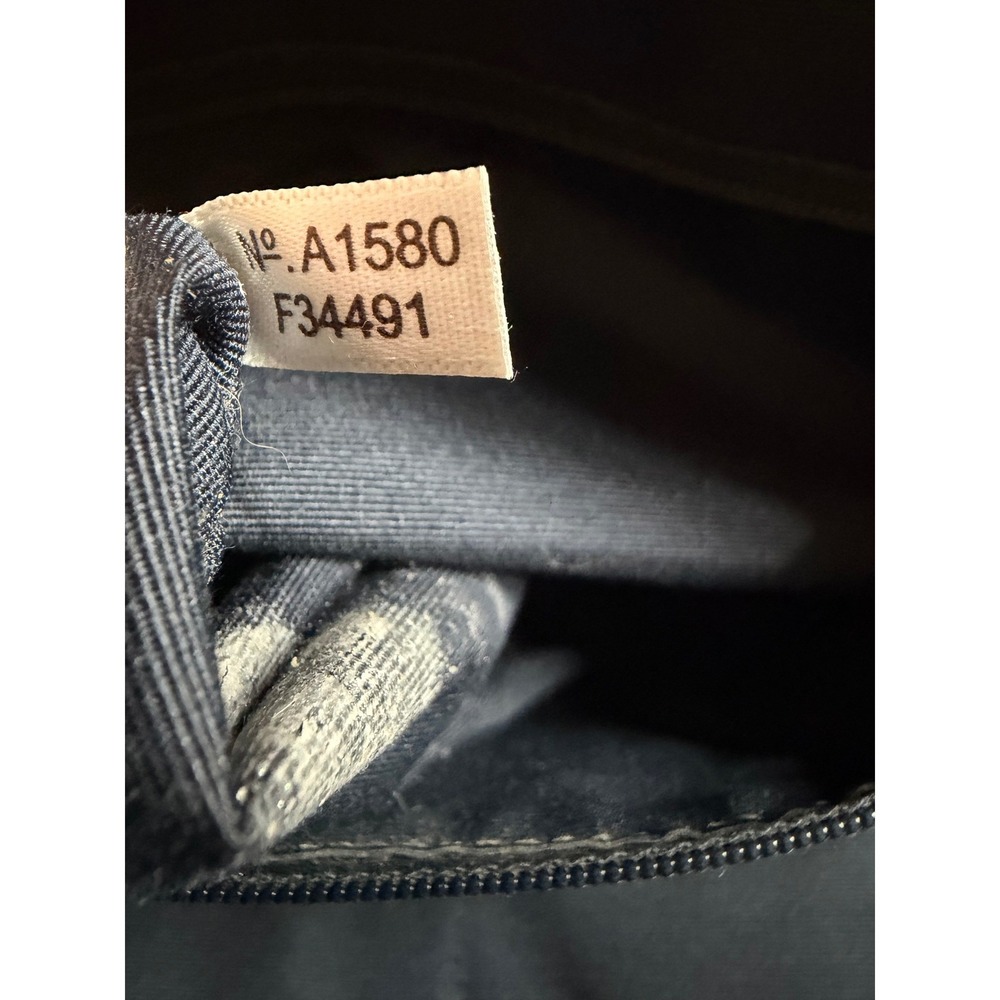 COACH Cora Crossgrain Domed Satchel F34491 Midnight/Chalk Hang Tag NO STRAP‎ Y2k - Picture 8 of 16